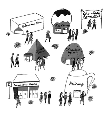 マガジンハウス anan 2018.1.17号　チョコレート特集扉絵