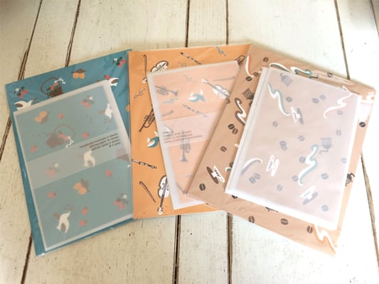 株式会社アクティブ　レターセット　３種