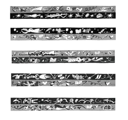 主婦と生活社 CHANTO 2018.2月号　ゲッターズ飯田さんの運勢占い　挿絵