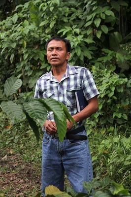 Juan Andi, Vorsitzender der Robustakooperative Jatari