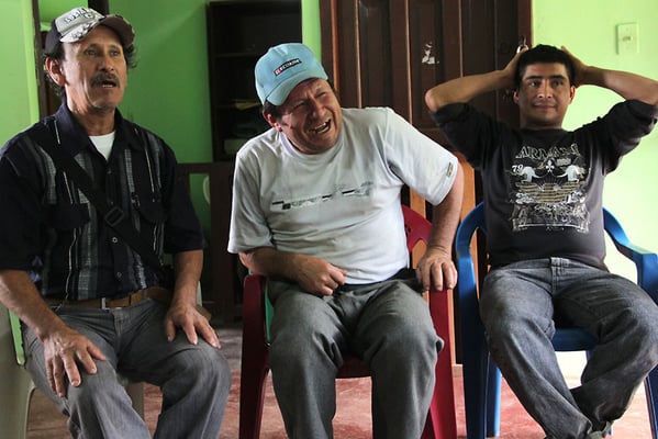 ACRIM Treffen Hugo, Milton (Schatzmeister ACRIM) (Wilfrido Abad ganz rechts)