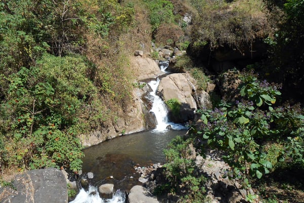 Fluss auf dem Weg zu Agapito