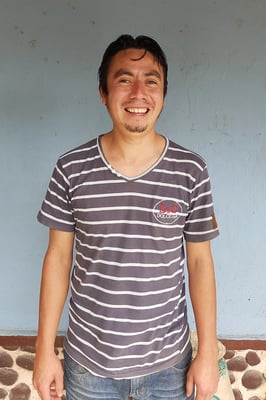 Ricardo Lopez - während sein Vater Filadelfo in der USA arbeitet als Schreiner, übernimmt er den Kaffee anbau.