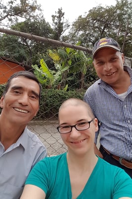 v. l. Ovidio, Steffi, Victoriano