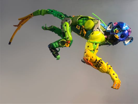 Serie MONOS / Esculturas hechas con material reciclado / DISPONIBLE