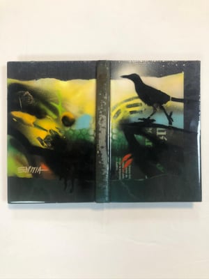 Libros pintados en acrílico con acabado en resina / DISPONIBLE