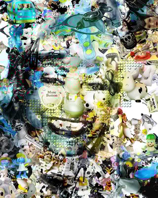 Ilusión Óptica Celia Cruz / Arte Digital sobre retablo en madera con acabado en resina / 1.50 x 1.22 mts / DISPONIBLE