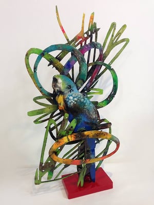 Serie NATURALEZA / Esculturas hechas con metal reciclado / DISPONIBLE