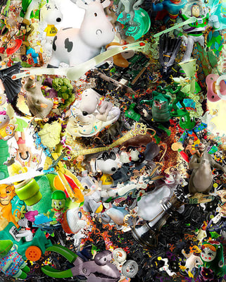 Rafael Espitia Arte Experiencial hecho con reciclaje