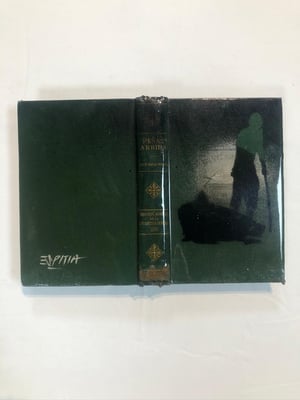 Libros pintados en acrílico con acabado en resina / DISPONIBLE