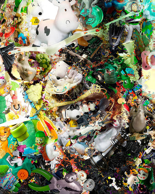 Ilusión Óptica Ray Charles / Arte Digital sobre retablo en madera con acabado en resina / 1.50 x 1.22 mts / DISPONIBLE