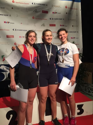 Siegerehrung: 2. Platz für Luise Bachmann