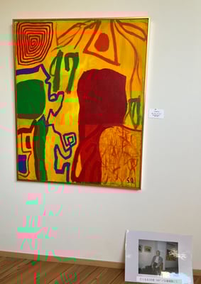 油絵40号「わきあがる」 93歳