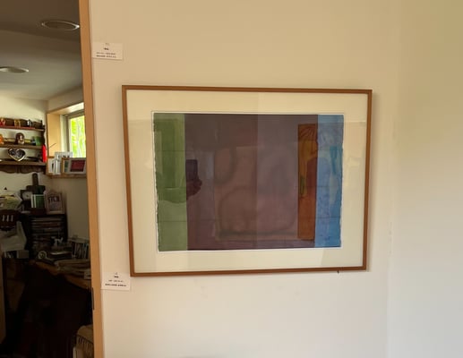 水彩「無題」 81歳 練馬区立美術館追悼展出品