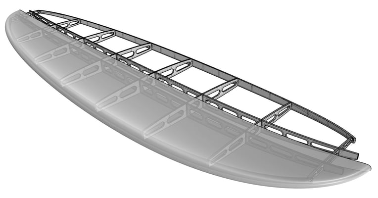 SUP board plywood kit