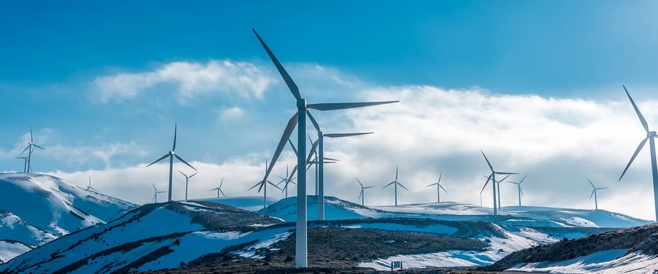 Wind Turbines with advanced composite blades, operating in arctic environments.