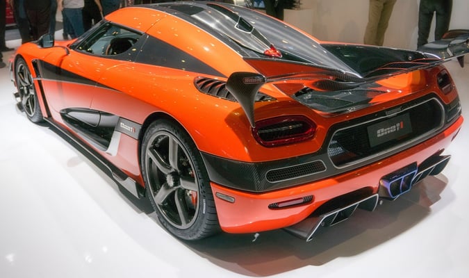 Carbon Fibre lightweight composite racing car body panels.