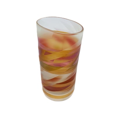 Isgard Moje-Wohlgemuth, Studioglas, Glaskunst, Glasschmuck, Gefäß, Vase, Oxyde, Gold