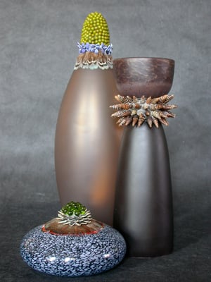 Pascale Riberolles, Studioglas, verre soufflé, Joint le pont, homedecor, blown art, blownaway, gefäß, vase, vessel, collect