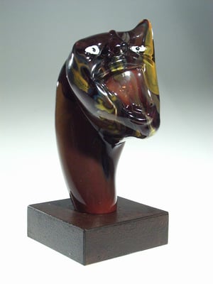 Jean-Pierre Seurat, Studioglas, Glaskunst, Skulptur, verre soufflé, belleville, figur