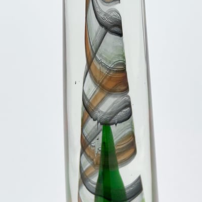 Helmut Hundstorfer, Studioglas, Muschel, Objekt, geblasenes Glas, blownart, blownaway