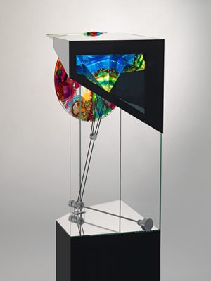 KaRleidoskop, Glaskunst, Kaleidoskop, Vexierspiel, Farbe, Kinetik