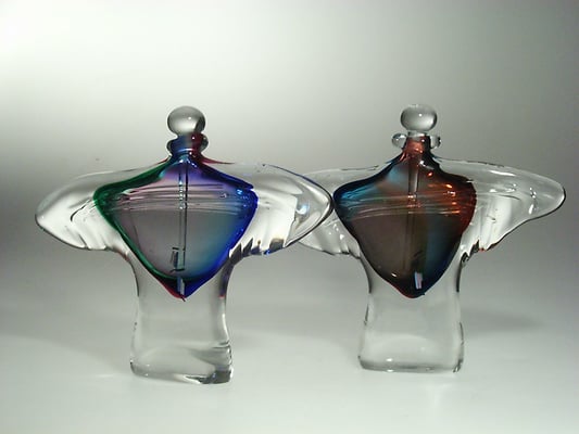 Chris Comins, Flakon, perfumebottle, studioglass