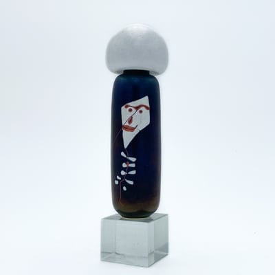 Finn Lynggaard, Studioglas, Glaskunst, abstrakt, Figut, Ebeltoft, Glasmuseum, Glaskunst