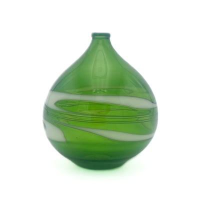 Kurt Wallstab, Lampenglas, Lauscha, Flamework, Studioglas, Glaskunst, Montagetechnik, Darmstadt, Vase, Flasche, Becher