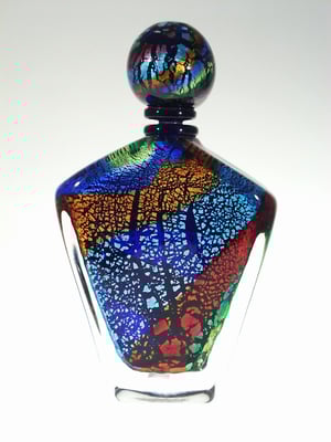 Allain Guillot, Flakon, Vase, verre-soufflé, Studioglas, Glaskunst, handgemacht, blownaway, Issigeac