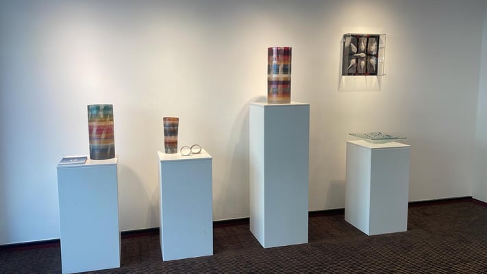 Isgard Moje-Wohlgemuth, Studioglasausstellung 2023, Glaskunst, Nachlass