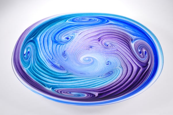 Freeform Glas, Studioglas, Thorp, blownglass, paperweight, briefbeschwerer