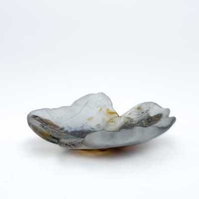 Jörg F. Zimmermann, Studioglas, Wabenobjekt, Sandguss, Glaskunst, glassart, Oxyde, drahtnetz, gitter, wabe