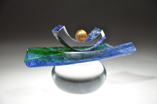 Milan Vobruba, Gusum, Studioglas, Glashyttab, Aleppo, Glaskunst, Collage, Schweden, Schwarzlot