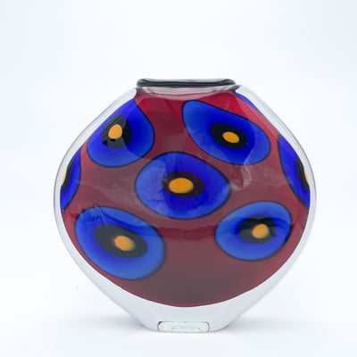 Allain Guillot, Flakon, Vase, verre-soufflé, Studioglas, Glaskunst, handgemacht, blownaway, Issigeac