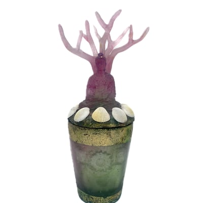 Richard Price, Buddha, pâte-de-verre, kilncast- studioglass, artglass, amsterdam, sculpture, hotglass, blownaway