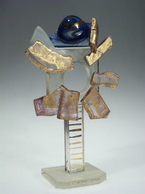 Jean-Paul van Lith, Glaskunst, Keramik, Studioglas, Gold, Collage, Figur, Biot, Provence