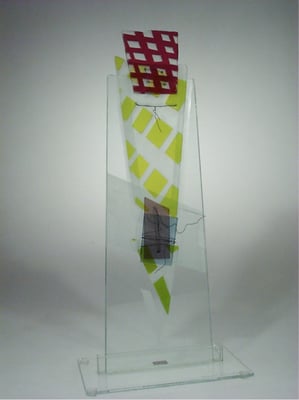 Klaus Hilsbecher, Fusing, Skulptur, Glaskunst, Studioglas