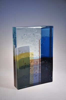 Herbert Schmid, Glasbilder, Farbraum, Raumbild, Fusing, abstrakt, Studioglas, Österreich, flioatglas, Antikglas