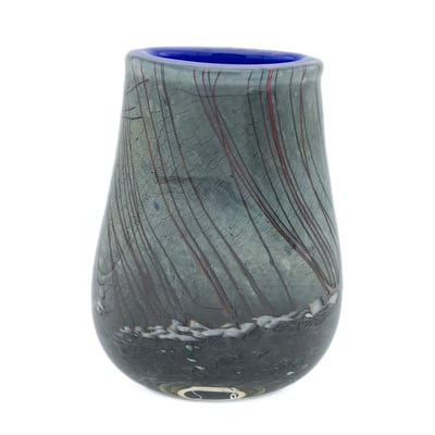 Ada Loumani, Ahmed Loumani, Valbonne, verre soufflé, studioglas, vase, malerei, flakon, Glaskunst, blownaway