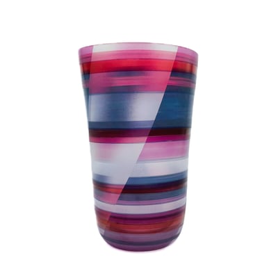 Isgard Moje-Wohlgemuth, Studioglas, Glaskunst, Glasschmuck, Gefäß, Vase, Oxyde, Gold