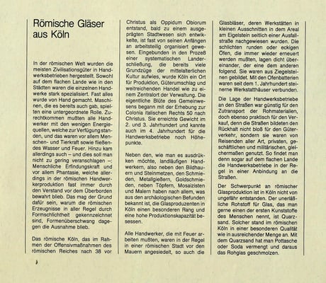Nachschöpfung, Römisches Glas, Köln, Römisch Germanisches Museum, Museumsshop, Mundgeblassen, handgearbeitet