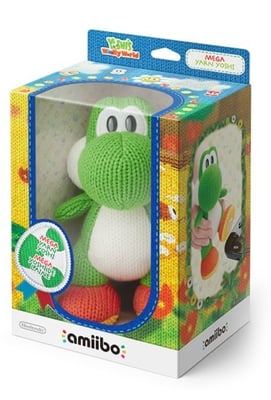 amiibo Méga Yoshi de laine