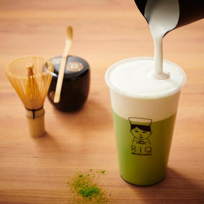 宇治抹茶チーズラテ