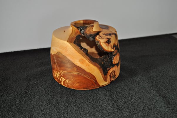 Apfelbaum durchbrochen morbid Ø 16 H 12.5 cm Nr.182