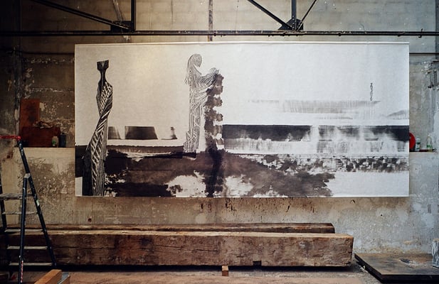 Fleuve, 240 x 500 cm