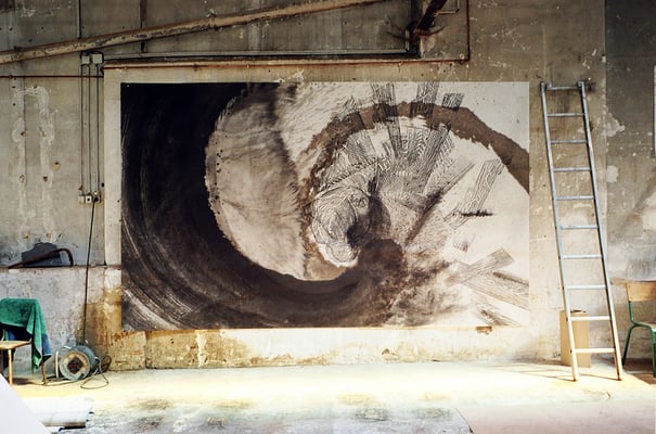 Prémonition, 240 x 400 cm