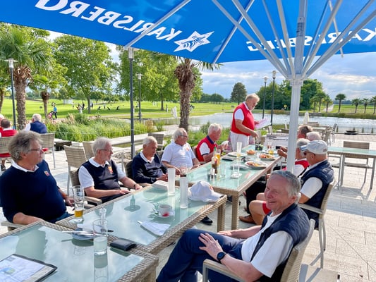 Abschlussessen in Biblis.