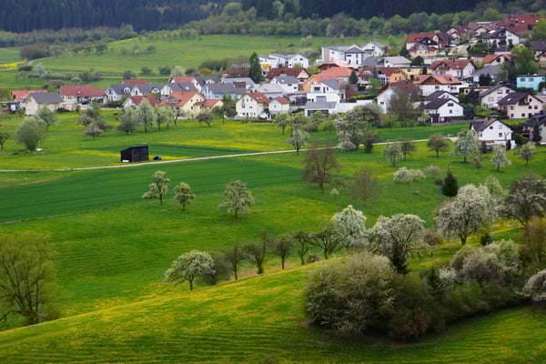 Südlicher Blick auf Salzstetten 