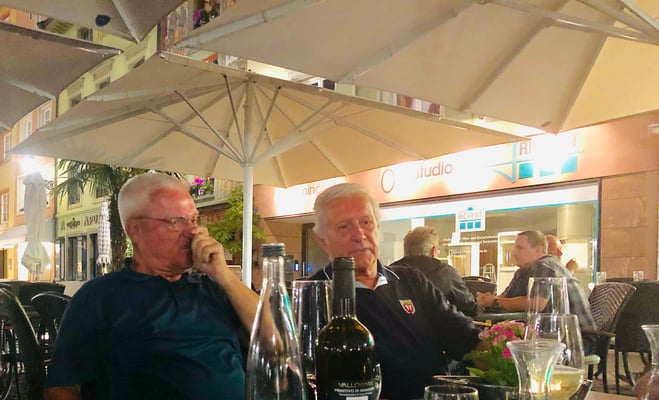 Letzter Abend auf dem Münsterplatz